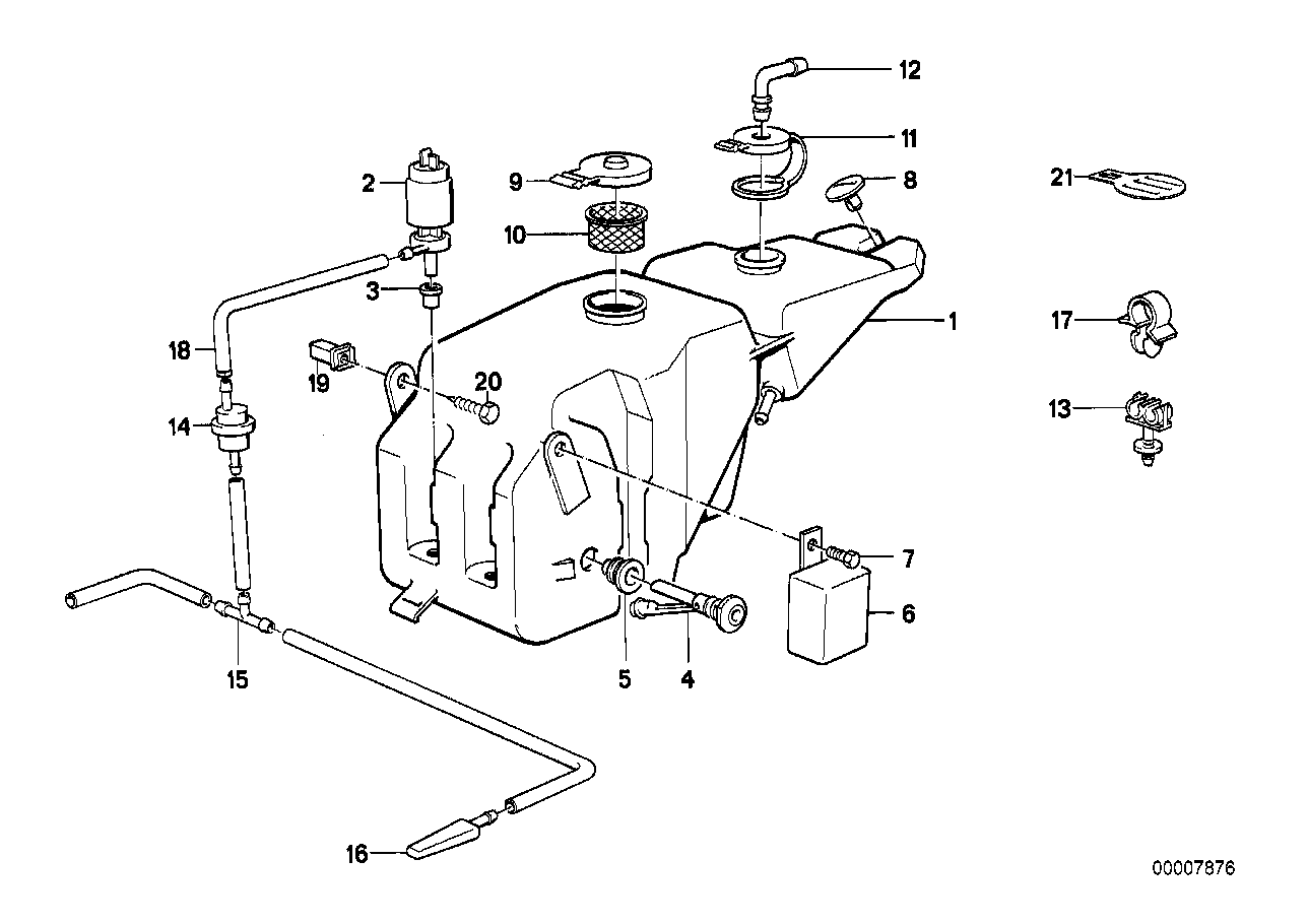 SINGLE PARTS FOR HEAD LAMP CLEANING