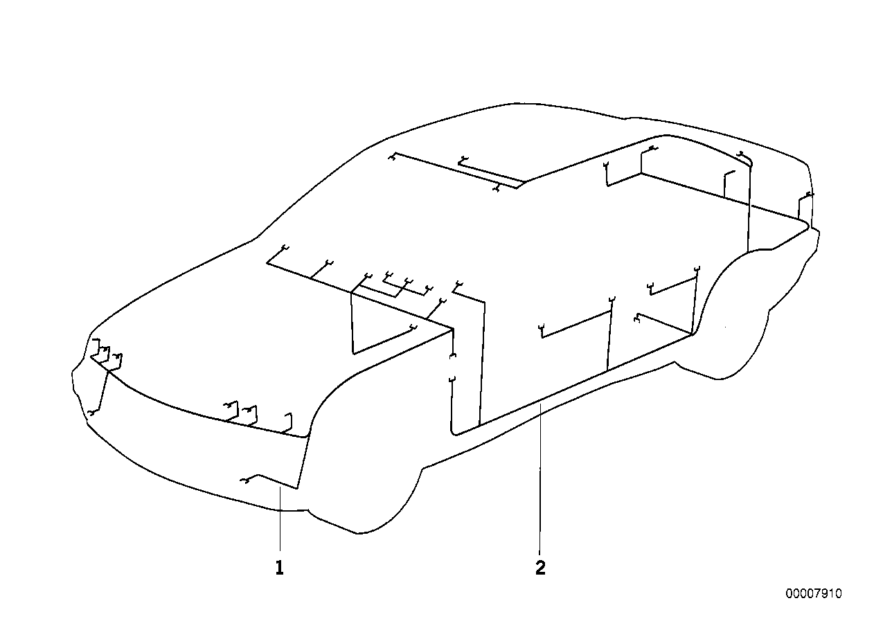 CABLE HARNESS SECTOR REAR