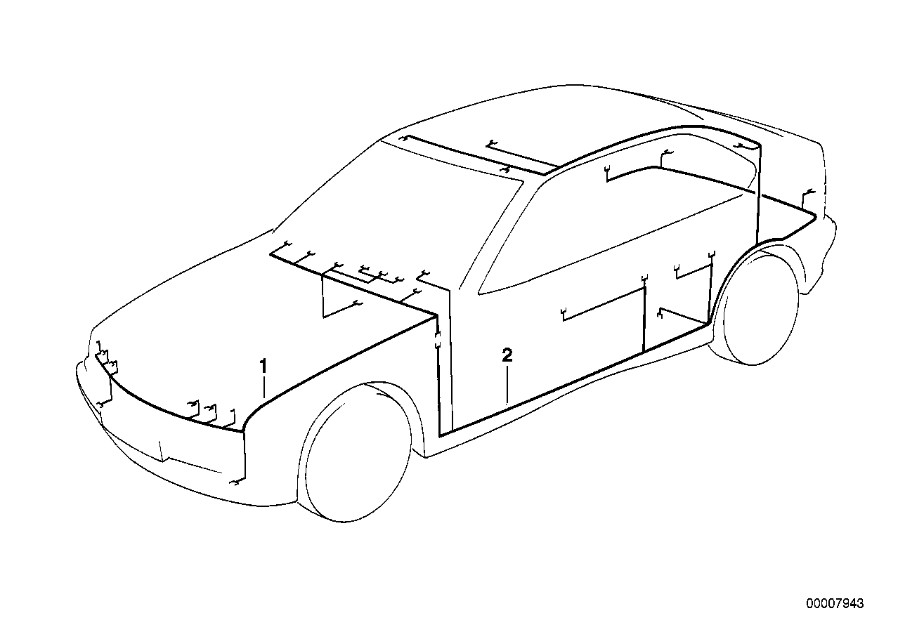 CABLE HARNESS SECTOR REAR