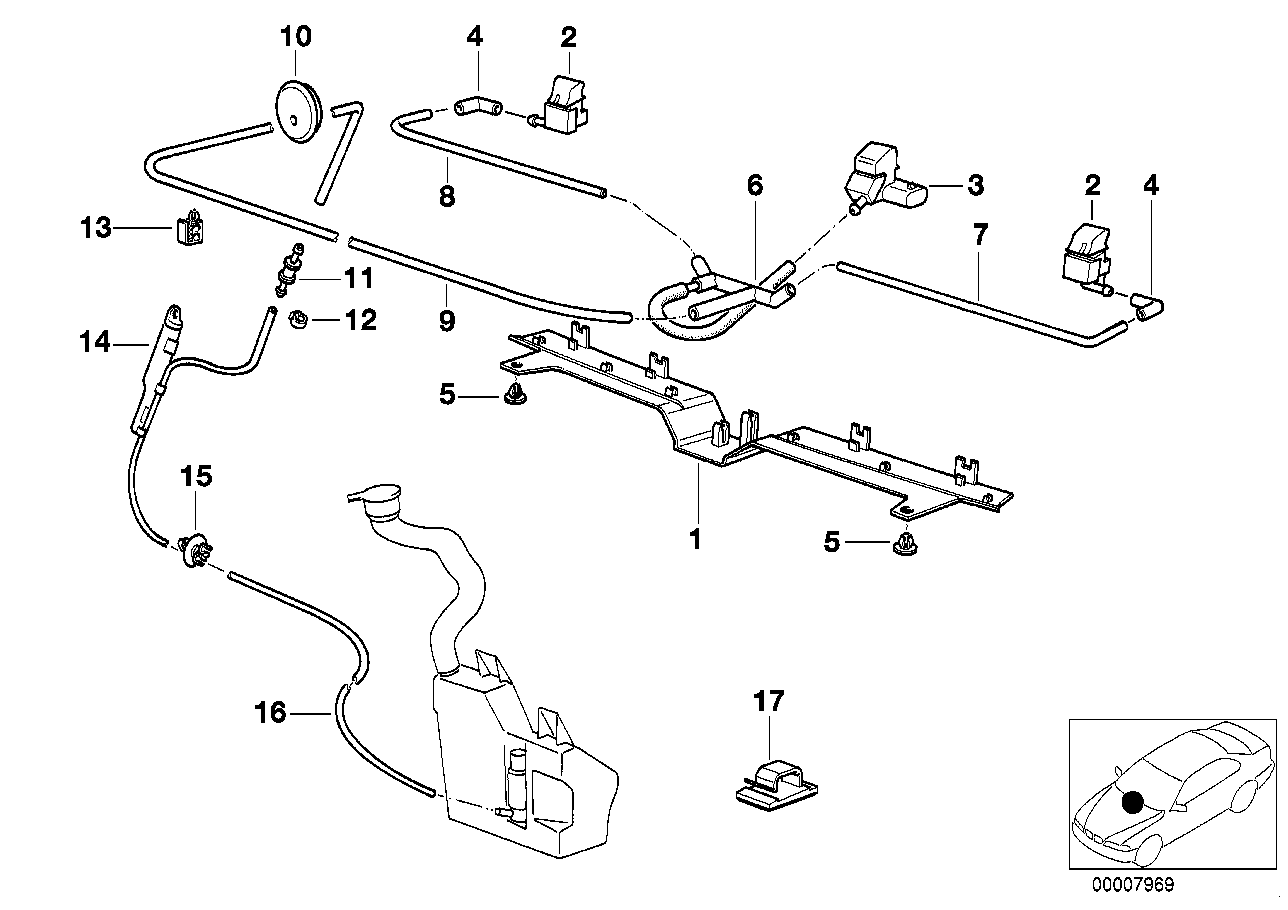 SINGLE PARTS FOR WINDSHIELD CLEANING