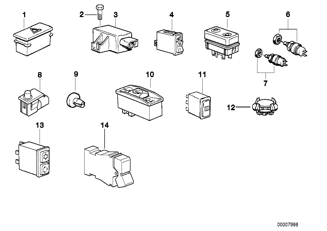 VARIOUS SWITCHES