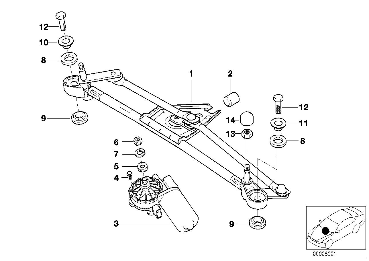 SINGLE WIPER PARTS