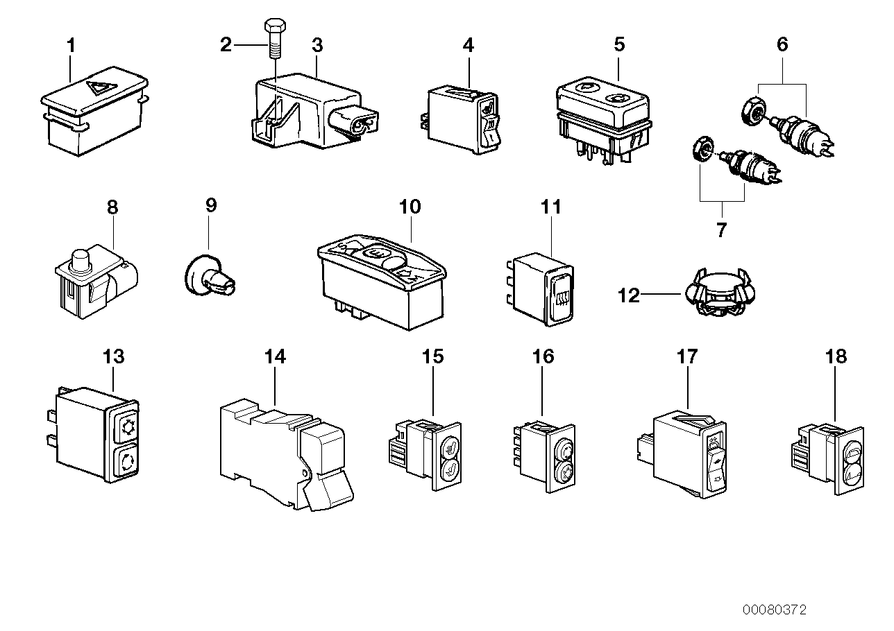 VARIOUS SWITCHES