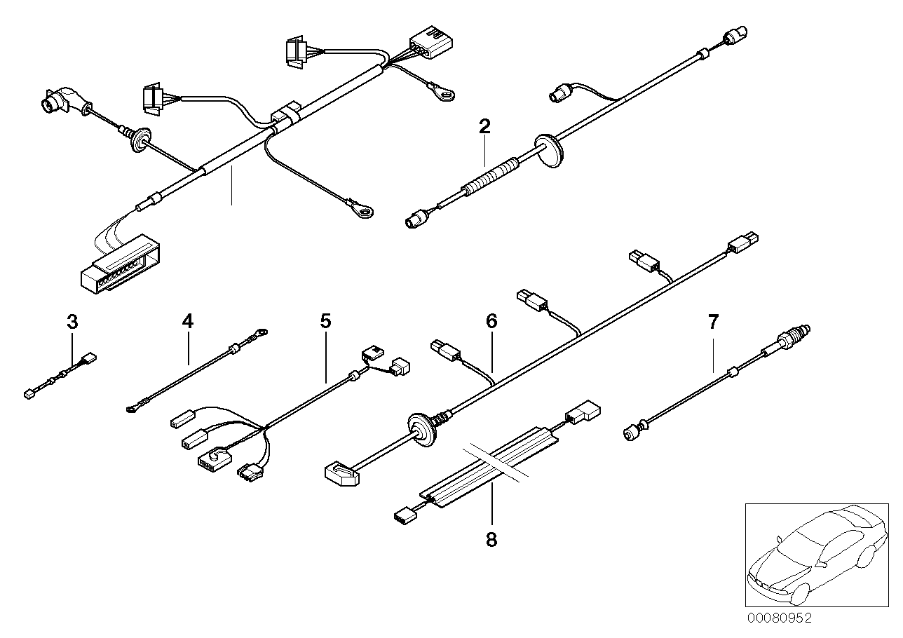 VARIOUS ADDITIONAL WIRING SETS