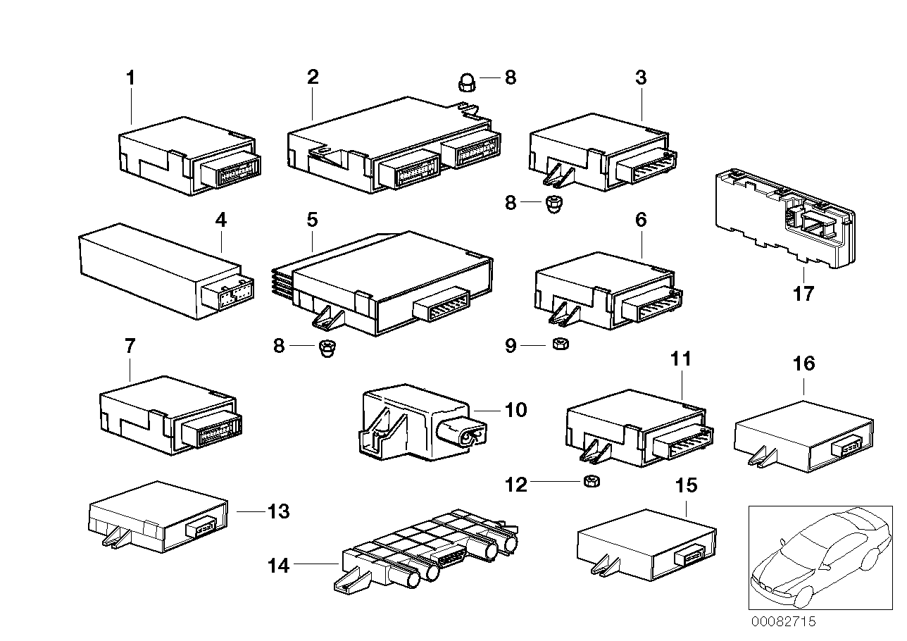 BODY CONTROL UNITS AND MODULS