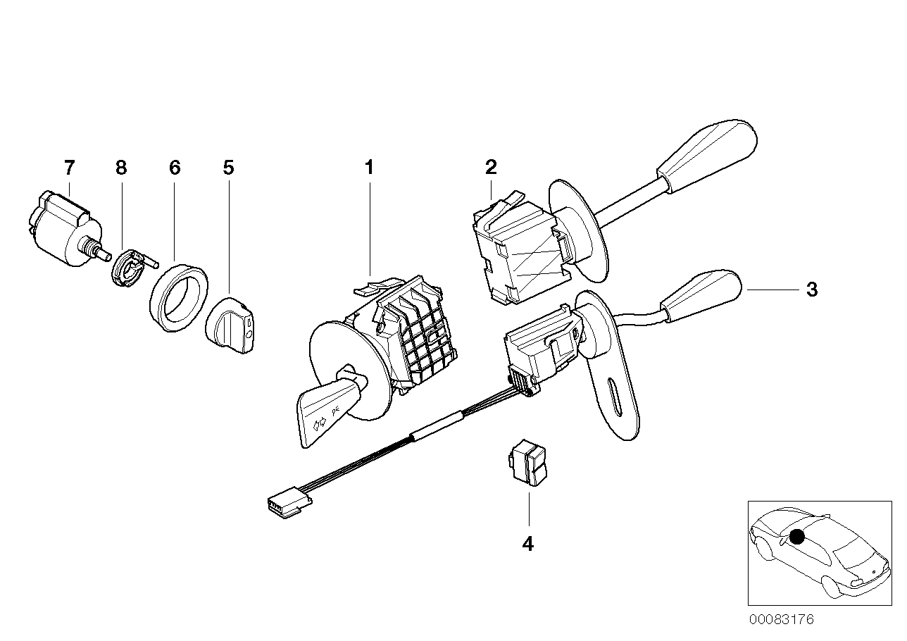 STEERING COLUMN SWITCH