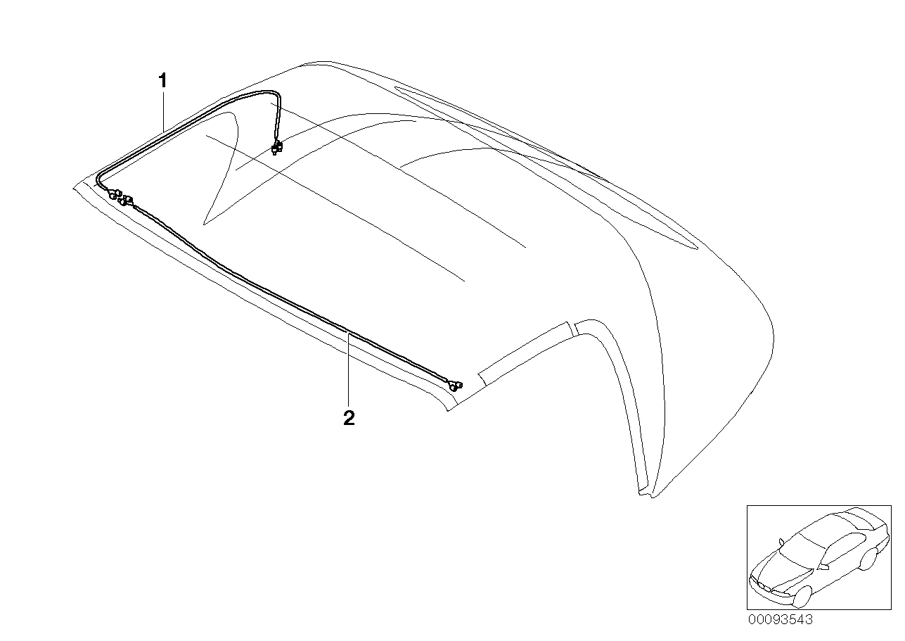 CABLE HARNESS FOLDING TOP