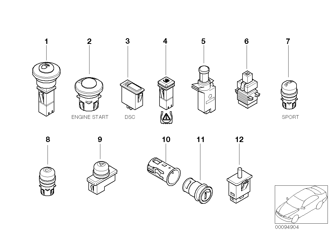 VARIOUS SWITCHES