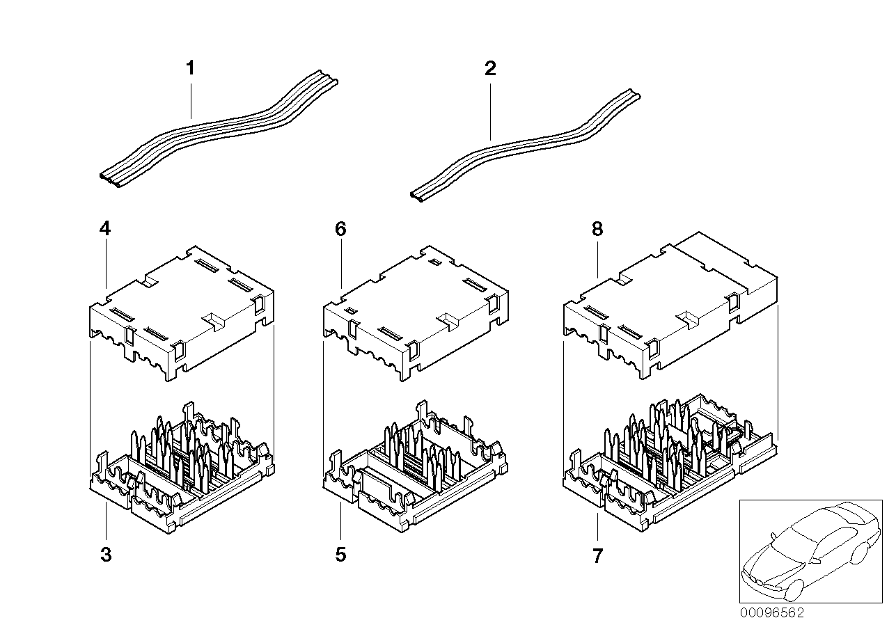 REPAIR PARTS, FLAT CABLE