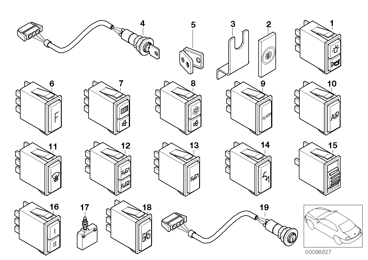 VARIOUS SWITCHES