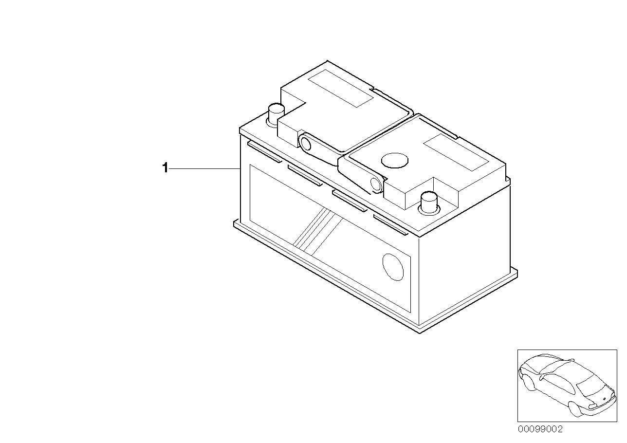 ORIGINAL BMW BATTERY