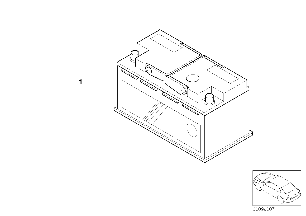 ORIGINAL BMW BATTERY